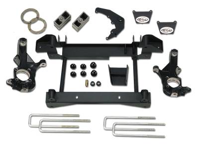 Tuff Country - Tuff Country 14985 4" Knuckle Lift 1Pc Sub-Frame w/o Shock 01-10 Silv/Sir 2500HD