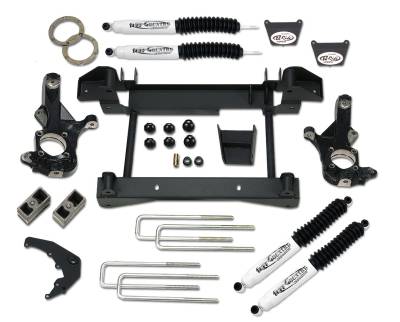 Tuff Country - Tuff Country 14990KN 4" Lift/Kunckles 1Pc Sub-FRAMe Shocks for 01-06 Chevy/GMC