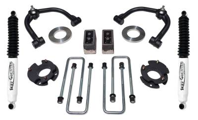 Tuff Country - Tuff Country 23015KN 3" Uni-Ball Lift Kit w/Rear Blocks Shocks for 14 Ford F150