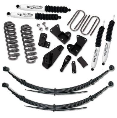 Tuff Country - Tuff Country 24812KN 4" Lift/Front Coil & Rear Leaf Spring Shocks 81-96 Ford