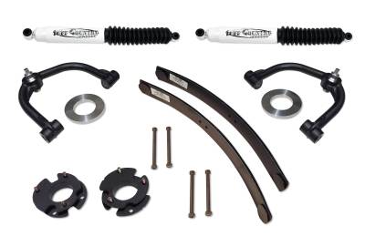 Tuff Country - Tuff Country 23035KN 3" Uni-Ball Lift/Rear Blocks Shocks for 15-20 F150 2/4WD