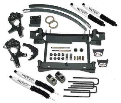Tuff Country - Tuff Country 14955KN 4" Lift/Knuckles 1Pc Sub-FRAMe Shocks for 99-05 Chevy/GMC