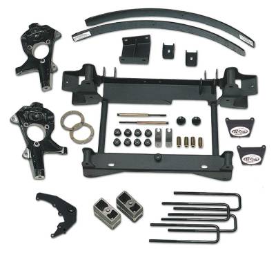 Tuff Country - Tuff Country 14956 4" Knuckle Lift 1Pc Sub-Frame w/o Shock 06 Silver/Sierra 1500