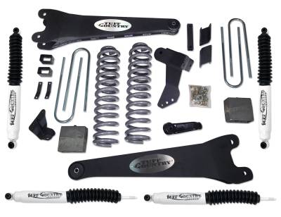 Tuff Country - Tuff Country 24975KN 4" Lift Kit w/Radius Arm Shocks for 08-16 F250/F350 SD 4WD