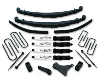 Tuff Country - Tuff Country 24830KN 4" Lift Kit w/Rear Add-A-Leaf w/SX8000 Shock for 86-97 F350