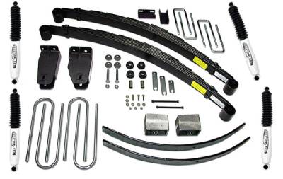 Tuff Country - Tuff Country 24824KN 4" Lift Kit/Rear Add-A-Leaf w/SX8000 Shocks for 80-87 F250