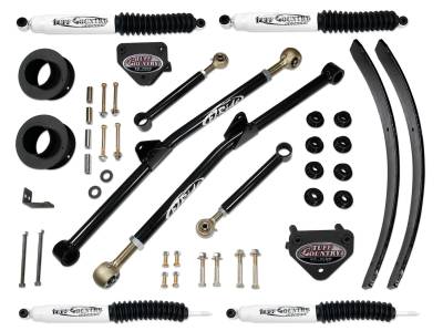 Tuff Country - Tuff Country 33915KN 3" Long Arm Lift/Spring w/SX8000 Shock for 94-99 RAM 1500