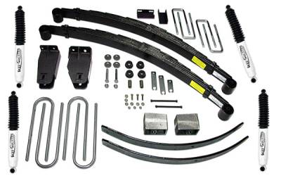 Tuff Country - Tuff Country 24820KN 4" Lift/Rear Add-A-Leaf w/SX8000 Shocks for 83-87 F250 4WD