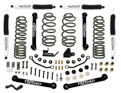Tuff Country - Tuff Country 44900KH 4" Lift Kit w/EZ-Ride w/SX6000 Shocks for 97-06 Wrangler TJ