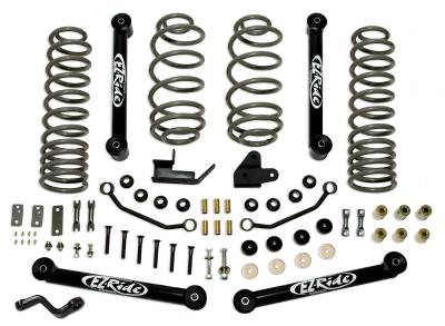 Tuff Country - Tuff Country 44900K 4" Lift Kit w/EZ-Ride w/o Shocks for 97-06 Jeep Wrangler TJ