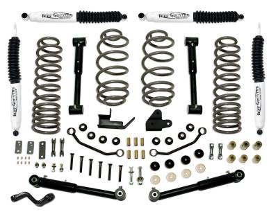 Tuff Country - Tuff Country 44902KN 4" Lift Kit w/EzFlex w/SX8000 Shocks for 97-06 Wrangler TJ