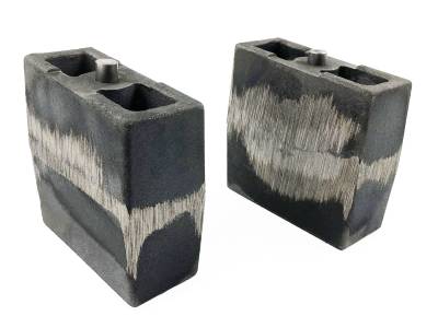 Tuff Country - Tuff Country 79058 5.5" Lift Blocks 2.5" Width Tapered Pair for 94-01 Dodge 1500
