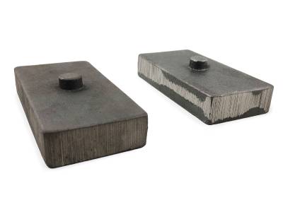 Tuff Country - Tuff Country 79067 1" Lift Block 3" Width Non-Tapered Pair for 03-18 Dodge 3500