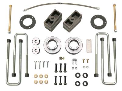 Tuff Country - Tuff Country 52904 3" Lift Kit w/Rear Blocks & U-Bolts No Shock for 95-04 Tacoma