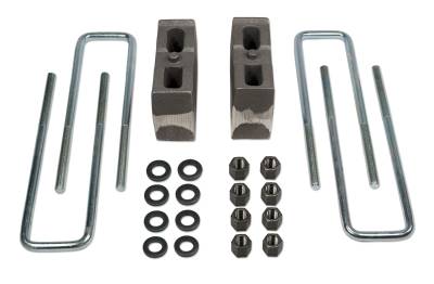 Tuff Country - Tuff Country 97024 4" Rear Block/UBolt Kit for 01-10 Silverado/Sierra 2500HD 4WD