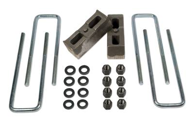 Tuff Country - Tuff Country 97026 2" Rear Block/U-Bolt Kit 01-10 Silverado/Sierra 3500HD 4WD