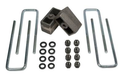 Tuff Country - Tuff Country 97082 3" Rear Block/U-Bolt Kit for 86-95 Toyota 4Runner/Pickup 4WD