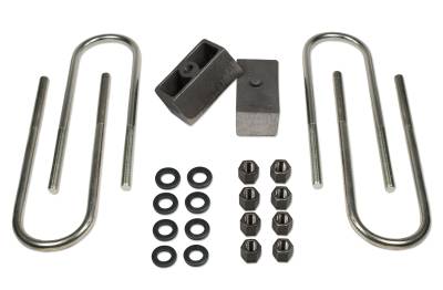 Tuff Country - Tuff Country 97008 2" Rear Block/U-Bolt Kit for 73-91 Suburban K2500/Truck K2500
