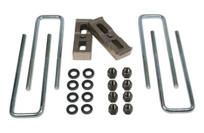 Tuff Country - Tuff Country 97090 1" Rear Block/UBolt Kit for 11-19 Silv/Sierra 2500/3500HD 4WD