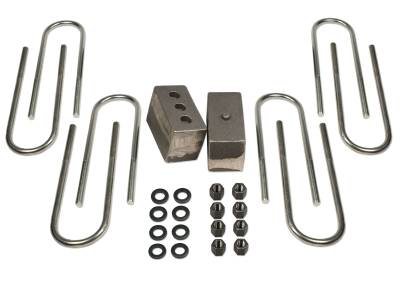 Tuff Country - Tuff Country 97096 4" Rear Block/U-Bolt Kit for 03-25 Dodge RAM 2500/3500 4WD