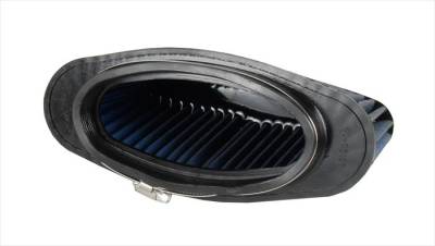 Volant - Volant 5126 Replacement Air Filter Oiled Blue 2.25x7/3.75Tx10 2.25Hx8.5" 6" Oval