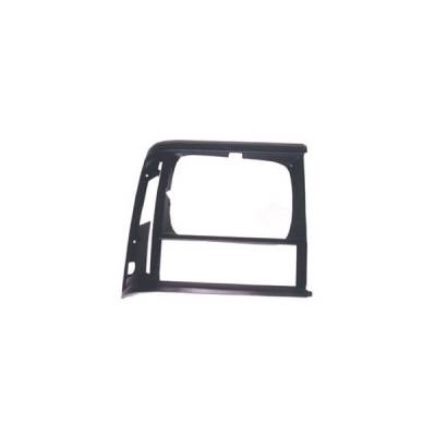 Omix - Omix 12419.15 LH Black Headlight Bezel for 84-96 Jeep Cherokee XJ