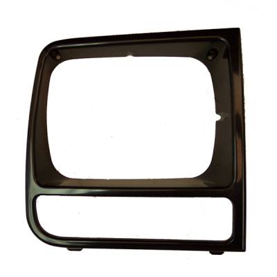 Omix - Omix 12419.18 RH Black Headlight Bezel for 97-01 Jeep Cherokee XJ