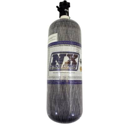 Nitrous Express - Nitrous Express 11152 12lb Composite Bottle w/Lightning 45 Bottle Valve