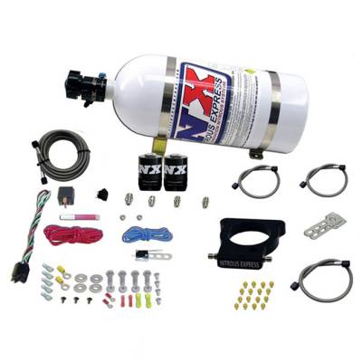 Nitrous Express - Nitrous Express 20935-10 Nx Nitrous Oxide System Kit GM LS 78mm 3-Bolt TB Plate