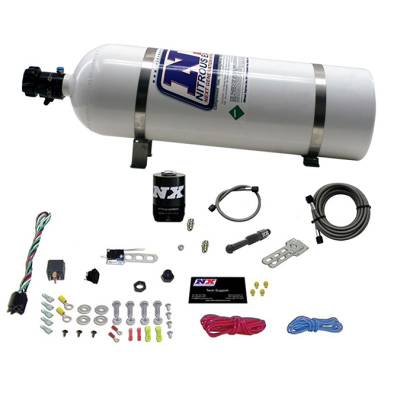Nitrous Express - Nitrous Express 21000-15 Nx Nitrous Oxide System Kit Dry EFI Single Nozzle