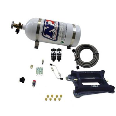 Nitrous Express - Nitrous Express 40040-10 Nx Nitrous Oxide System Kit 4150 Hitman 4-BBL