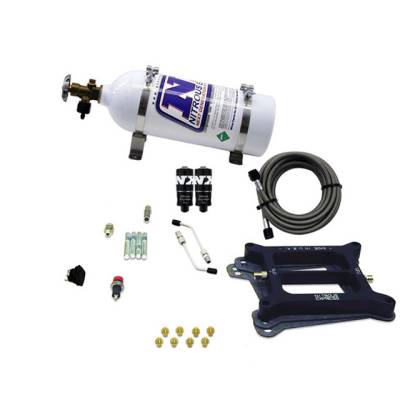 Nitrous Express - Nitrous Express 40040-05 Nx Nitrous Oxide System Kit 4150 Hitman 4-BBL