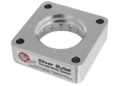 aFe Power - aFe 46-35001 Silver Bullet Throttle Body Spacer for 91-06 Jeep XJ/Grand C/TJ/YJ