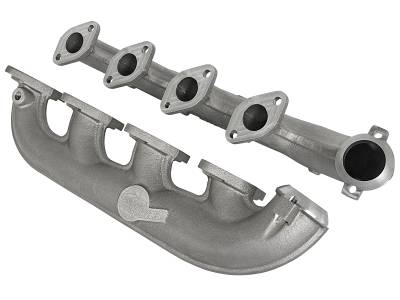 aFe Power - aFe 46-40094 Ductile Iron Ported Exhaust Manifold for 04-07 F250/350/450/550 6.0