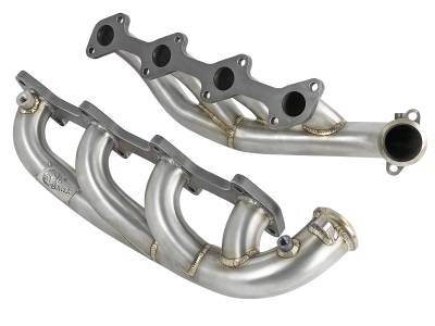 aFe Power - aFe 48-33022 Twisted Steel Stainless Headers for 03-07 Ford F250/F350 SD 6.0L