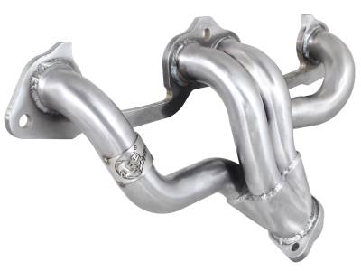 aFe Power - aFe 48-46206 1.5" Stainless Twisted Steel Headers for 91-02 Dodge/Jeep 2.5L