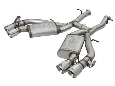aFe Power - aFe 49-34068-P 3" Mach Force-XP Axle-Back Exhaust System for 16-24 Camaro 6.2