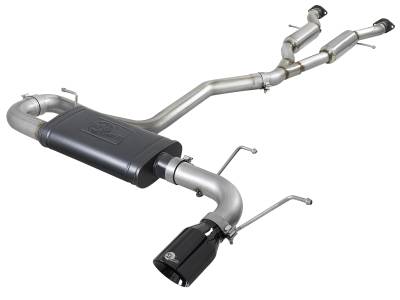 aFe Power - aFe 49-38078-B 3-2.5" Cat-Back Exhaust System for 14-21 Jeep Grand Cherokee 3.6L