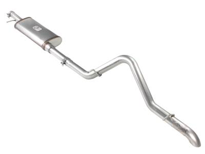 aFe Power - aFe 49-46231 Mach Force XP 2.5" Hi-Tuck Exhaust System for 12-18 Wrangler JK 4DR
