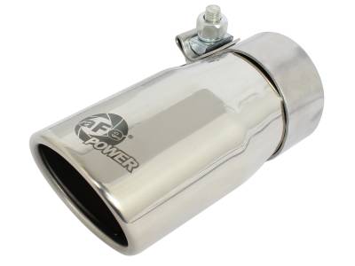 aFe Power - aFe 49T25304-P06 Stainless Steel Exhaust Tip 2.5" In/3.25" Out Bolt-On Polished