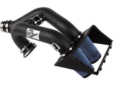 aFe Power - aFe 54-12182 Stage-2 3.5" Dual Cold Air Intake w/5R Filter for 11-11 F150 3.5L