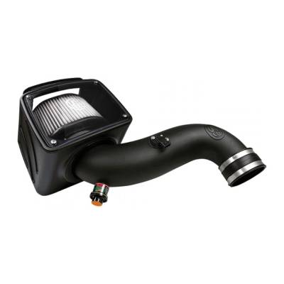 S&B Filters - S&B Filters 75-5091D Cold Air Intake Kit-Dry Filter Silverado/Sierra 6.6L