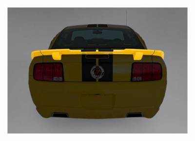 Roush Performance - Roush Performance 401275 Rear Trunk Spoiler Unpainted for 05-09 Ford Mustang