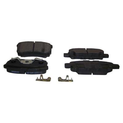 Crown Automotive Jeep Replacement - Crown Automotive 5191271AB Disc Brake Pad Set for 07-17 Jeep MK Compass/Patriot