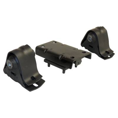 Crown Automotive Jeep Replacement - Crown Automotive 52019278K Engine Mount Kit for 97-06 Jeep Wrangler TJ/LJ