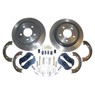 Crown Automotive Jeep Replacement - Crown Automotive 52128411K Rear Disc Brake Service for 03-06 TJ/03-07 Jeep KJ