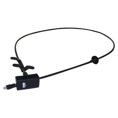 Crown Automotive Jeep Replacement - Crown Automotive 55076109 Hood Release Cable for 93-98 Grand Cherokee ZJ