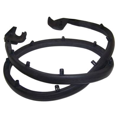 Crown Automotive Jeep Replacement - Crown Automotive 55009829 Weatherstrip Half Door for Jeep Wrangler YJ