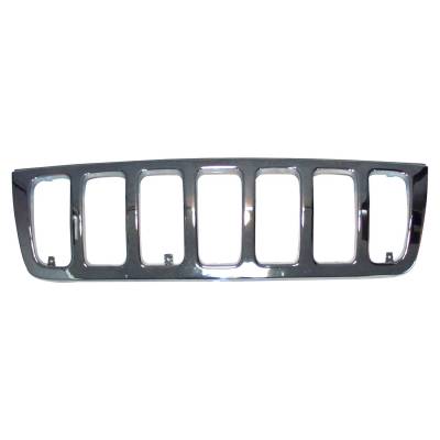 Crown Automotive Jeep Replacement - Crown Automotive 55155921AA Chrome Grille for 99-03 Jeep Grand Cherokee WJ