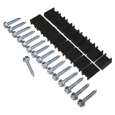 Crown Automotive Jeep Replacement - Crown Automotive 5AHFRKIT Fender Flare Hardware Kit for 87-95 Jeep Wrangler YJ
